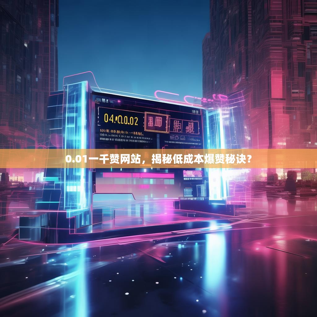 0.01一千赞网站，揭秘低成本爆赞秘诀？