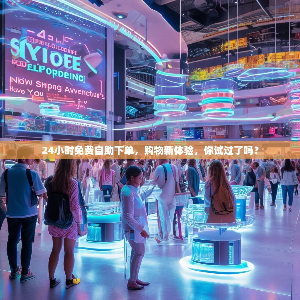 24小时免费自助下单，购物新体验，你试过了吗？