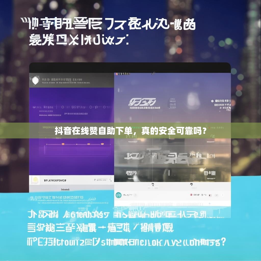 抖音在线赞自助下单,真的安全可靠吗? 抖音在线赞自助下单,真的安全可靠吗?