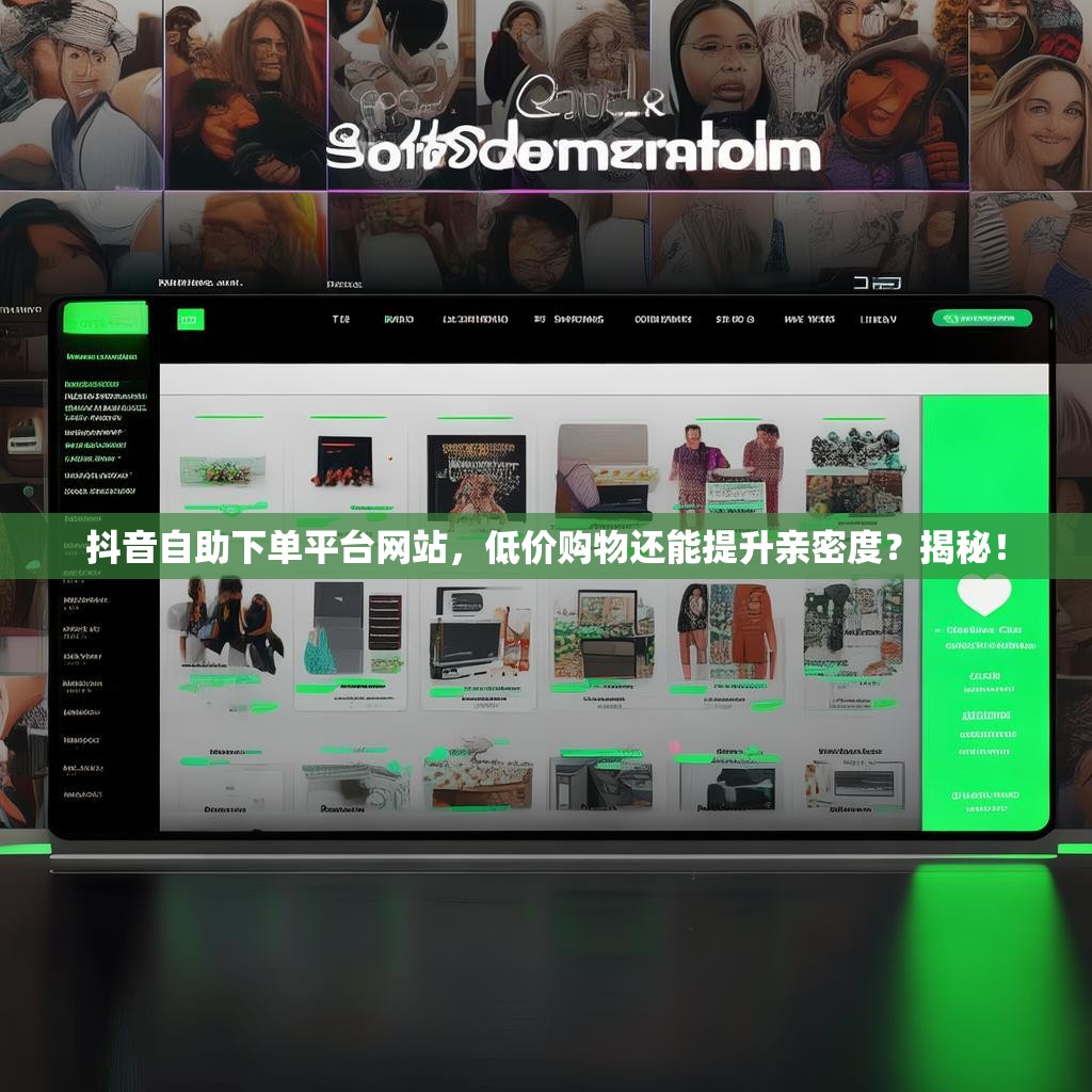抖音自助下单平台网站，低价购物还能提升亲密度？揭秘！