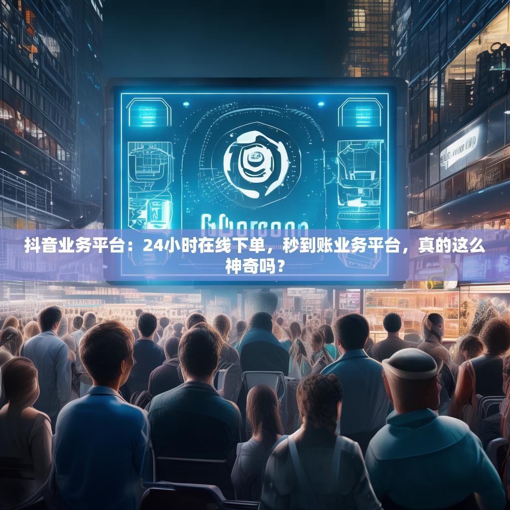 抖音业务平台:24小时在线下单,秒到账业务平台,真的这么神奇吗? 抖音业务平台:24小时在线下单,秒到账业务平台,真的这么神奇吗?