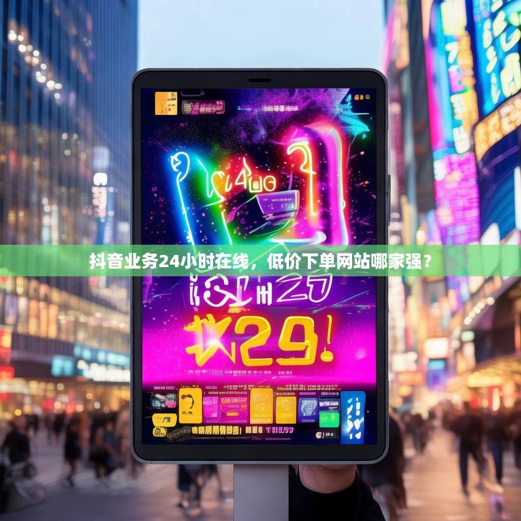 抖音业务24小时在线，低价下单网站哪家强？