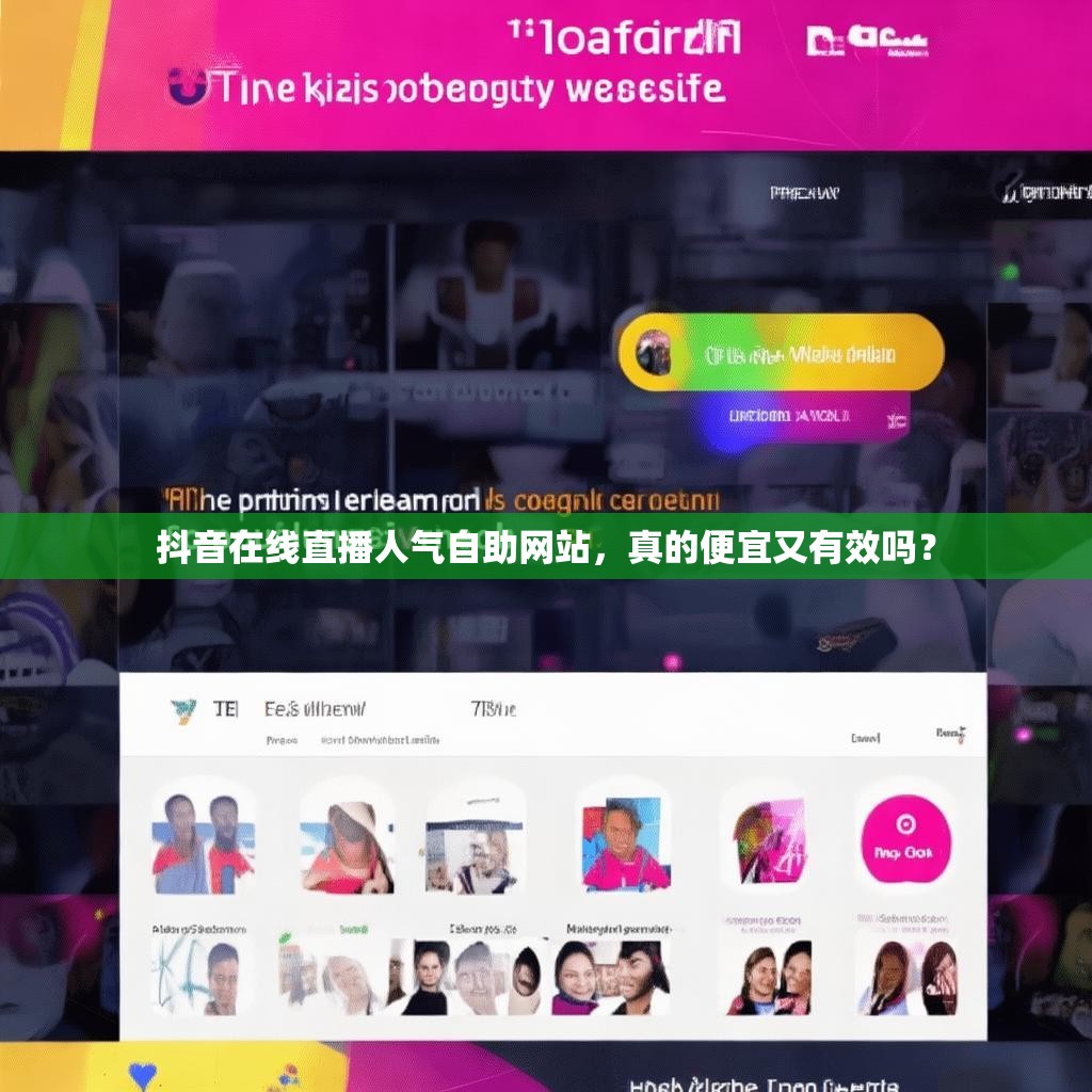 抖音在线直播人气自助网站,真的便宜又有效吗? 抖音在线直播人气自助网站,真的便宜又有效吗?