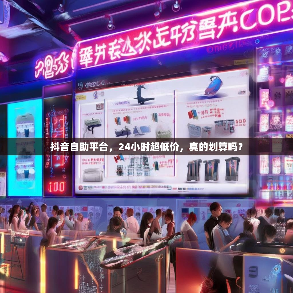 抖音自助平台，24小时超低价，真的划算吗？