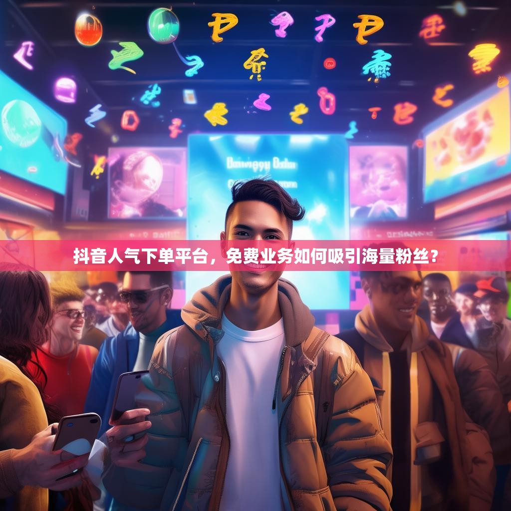 抖音人气下单平台，免费业务如何吸引海量粉丝？