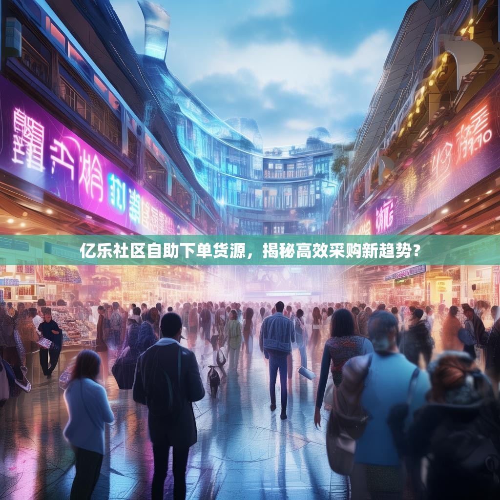 亿乐社区自助下单货源，揭秘高效采购新趋势？