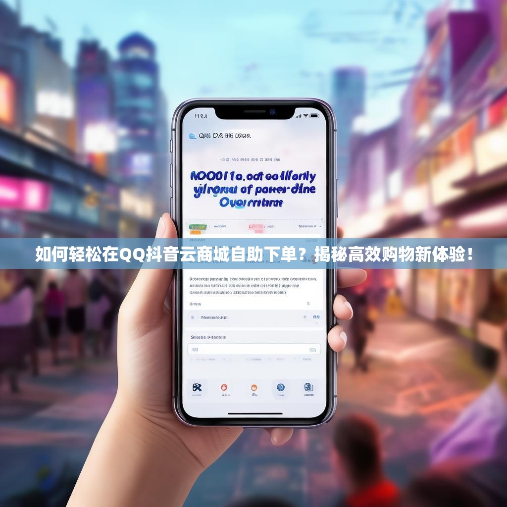 如何轻松在QQ抖音云商城自助下单？揭秘高效购物新体验！