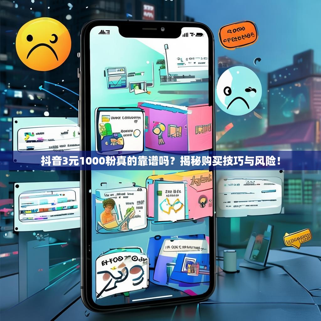 抖音3元1000粉真的靠谱吗？揭秘购买技巧与风险！