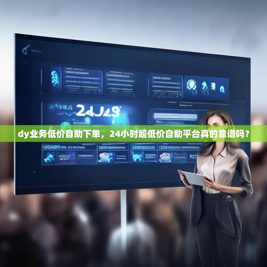dy业务低价自助下单，24小时超低价自助平台真的靠谱吗？