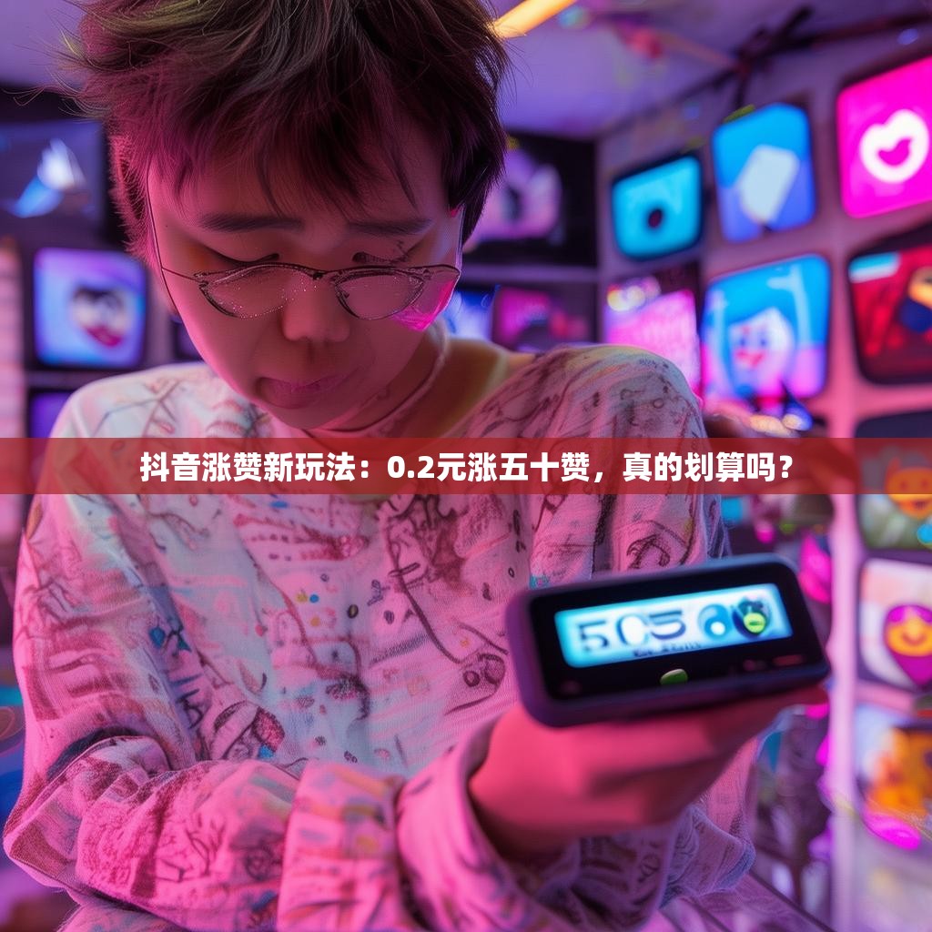 抖音涨赞新玩法：0.2元涨五十赞，真的划算吗？