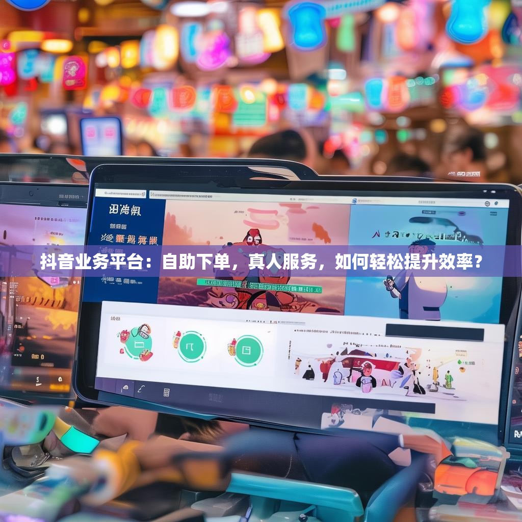 抖音业务平台：自助下单，真人服务，如何轻松提升效率？