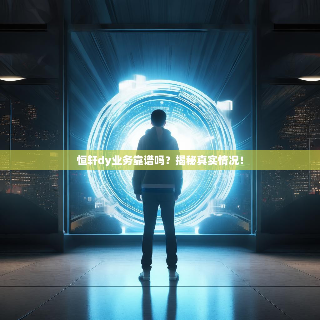 恒轩dy业务靠谱吗？揭秘真实情况！