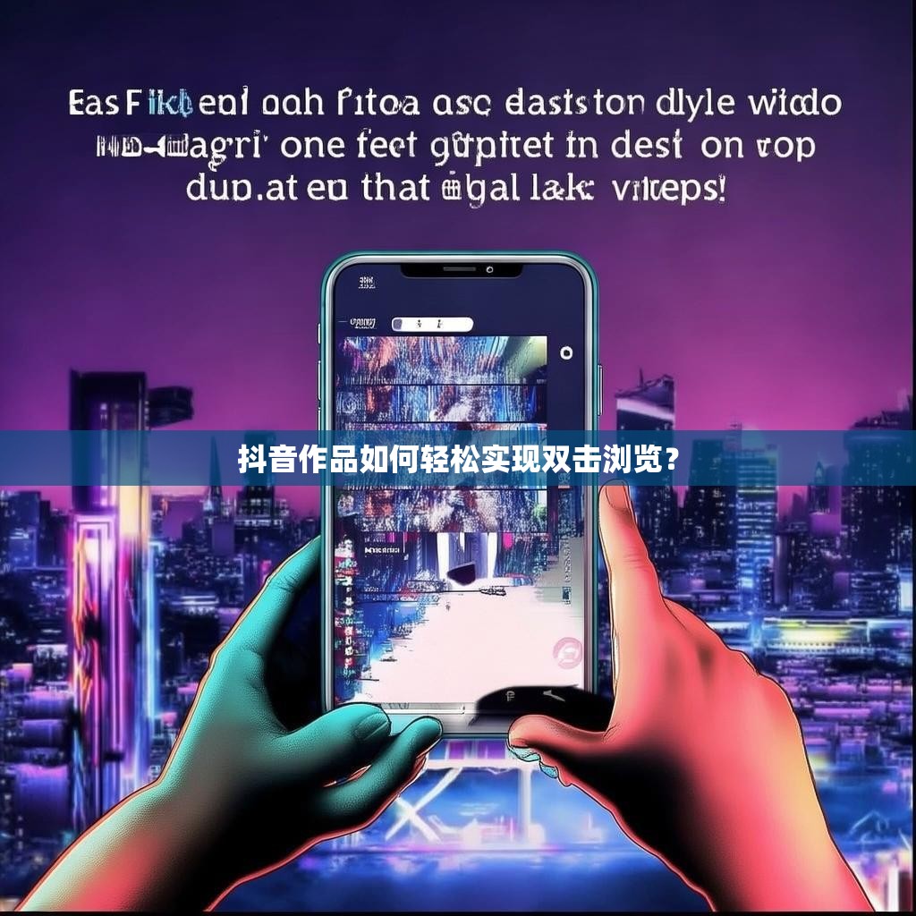 抖音作品如何轻松实现双击浏览？