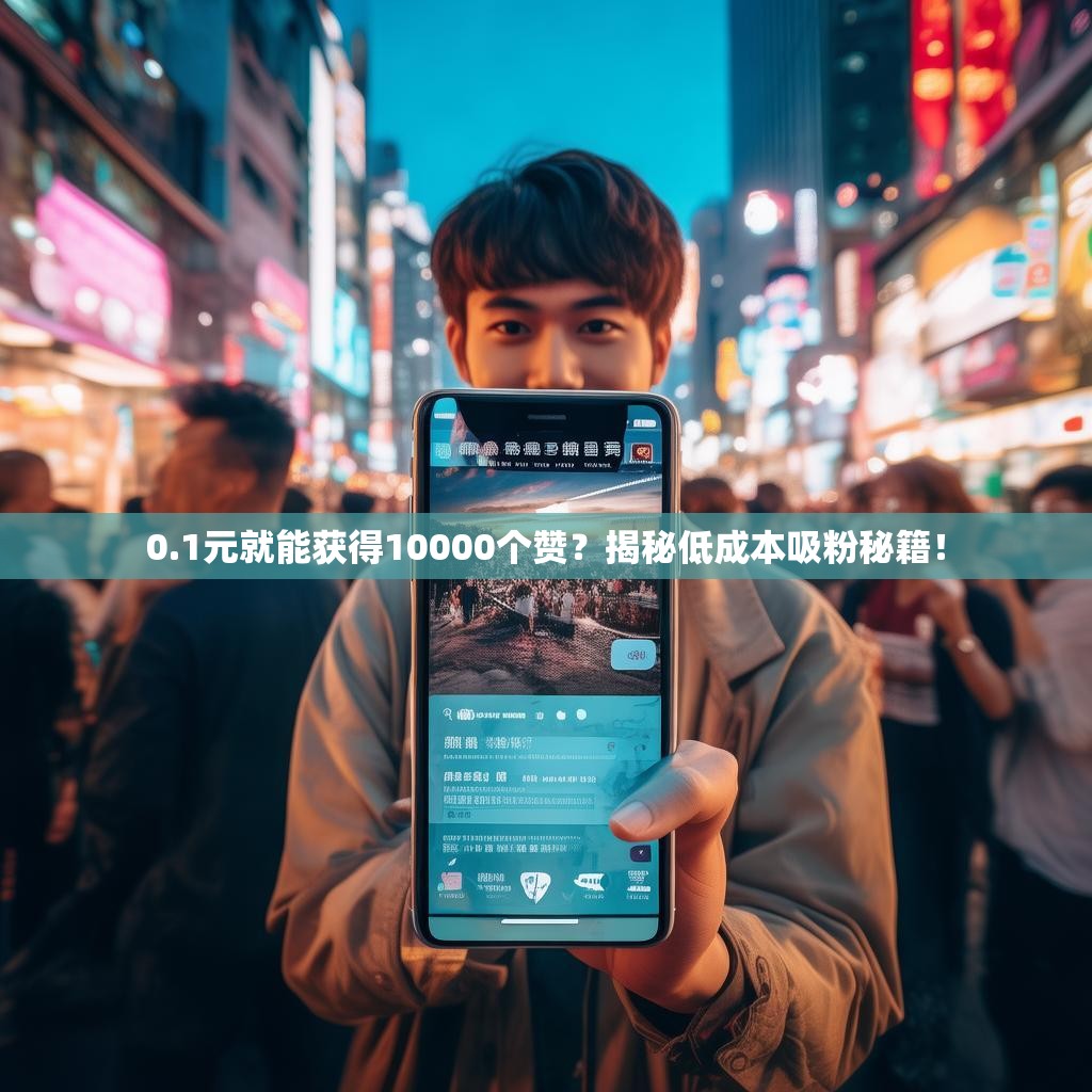 0.1元就能获得10000个赞？揭秘低成本吸粉秘籍！