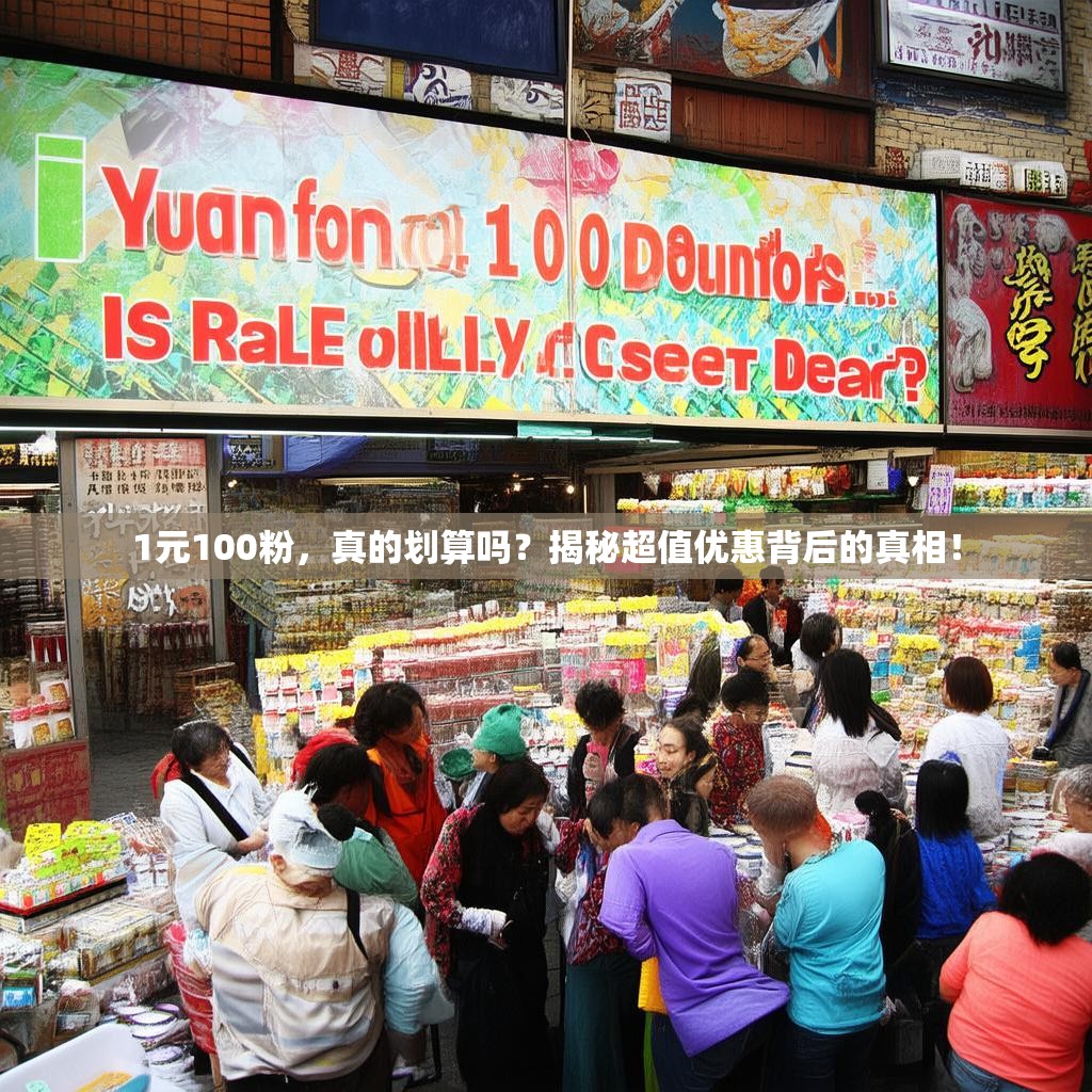 1元100粉，真的划算吗？揭秘超值优惠背后的真相！