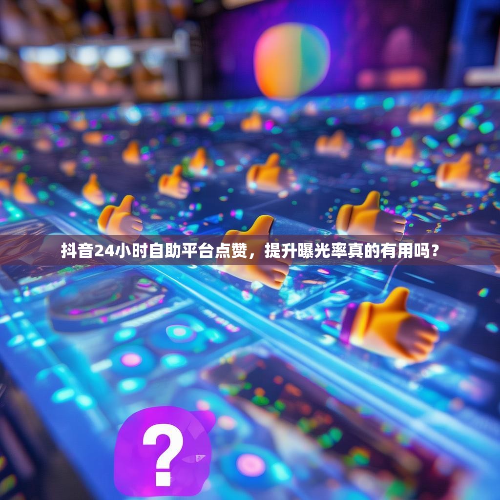 抖音24小时自助平台点赞，提升曝光率真的有用吗？