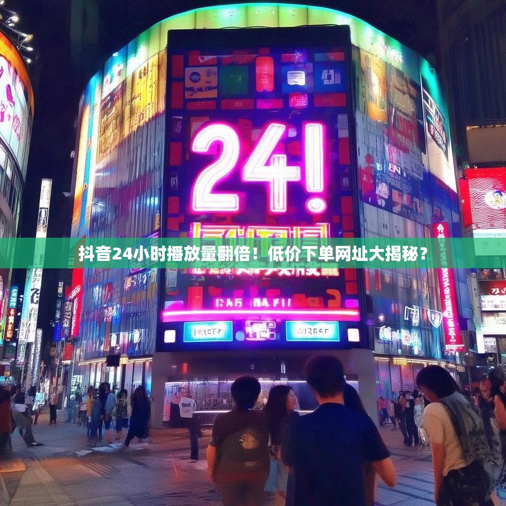 抖音24小时播放量翻倍！低价下单网址大揭秘？