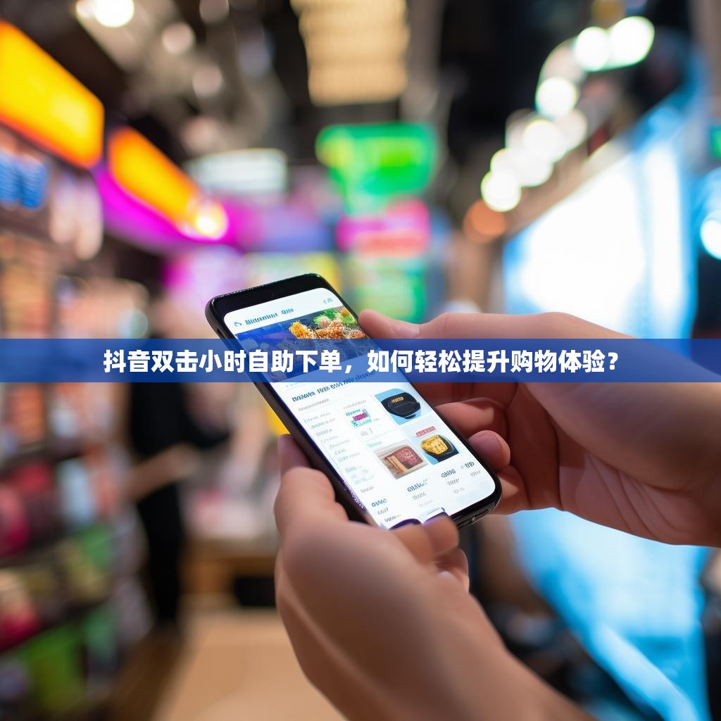 抖音双击小时自助下单，如何轻松提升购物体验？