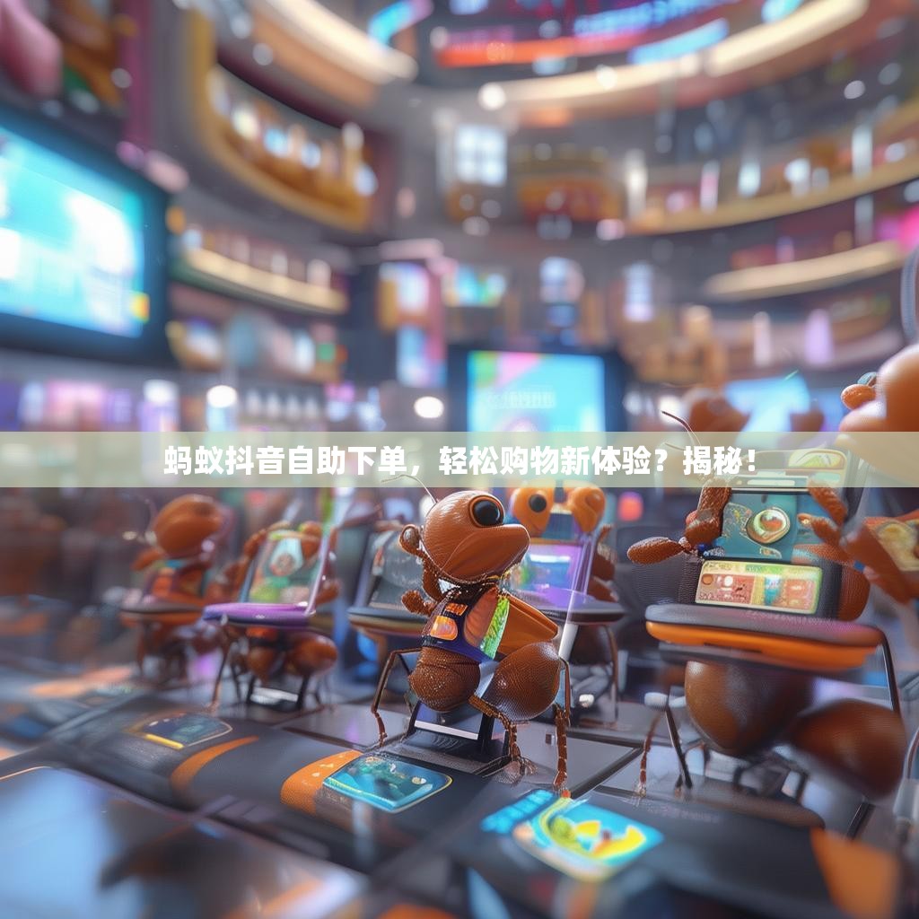 蚂蚁抖音自助下单，轻松购物新体验？揭秘！