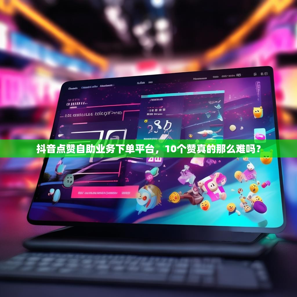 抖音点赞自助业务下单平台，10个赞真的那么难吗？