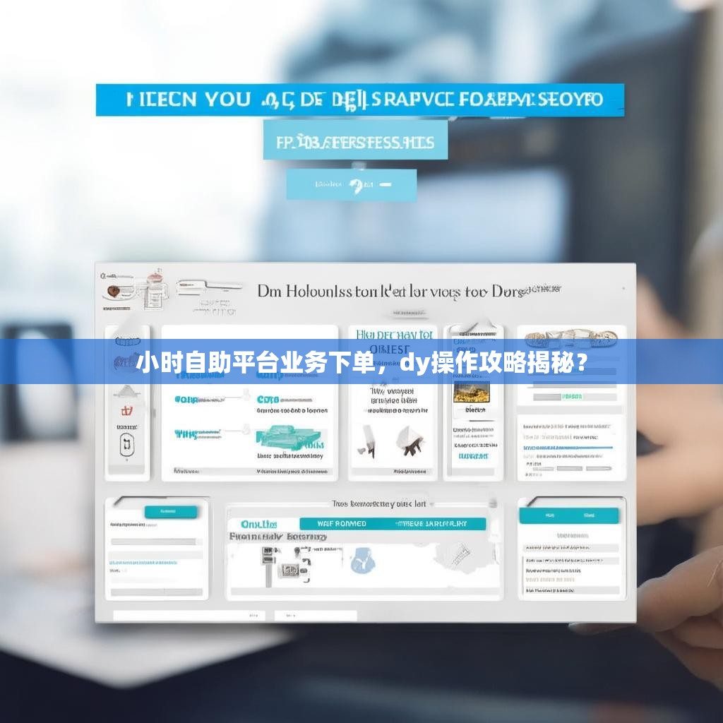 小时自助平台业务下单，dy操作攻略揭秘？