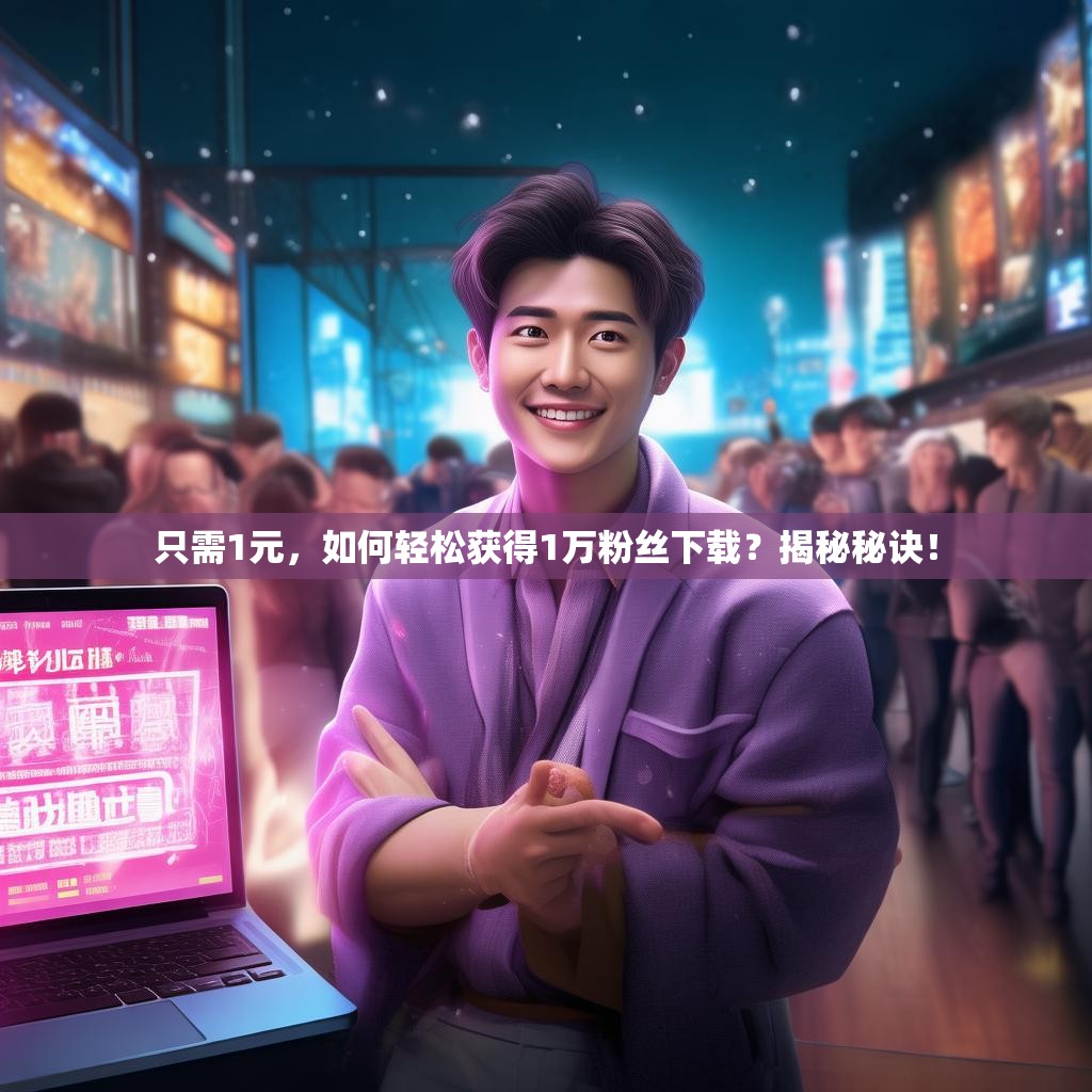 只需1元，如何轻松获得1万粉丝下载？揭秘秘诀！