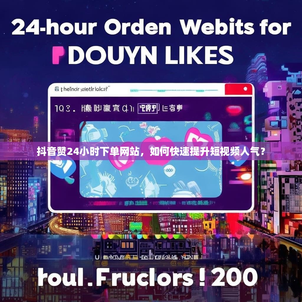 抖音赞24小时下单网站，如何快速提升短视频人气？