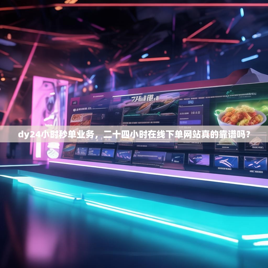 dy24小时秒单业务，二十四小时在线下单网站真的靠谱吗？