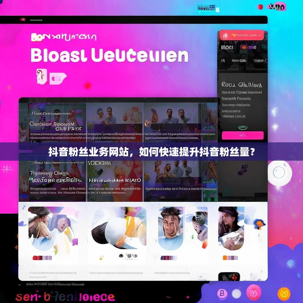 抖音粉丝业务网站，如何快速提升抖音粉丝量？