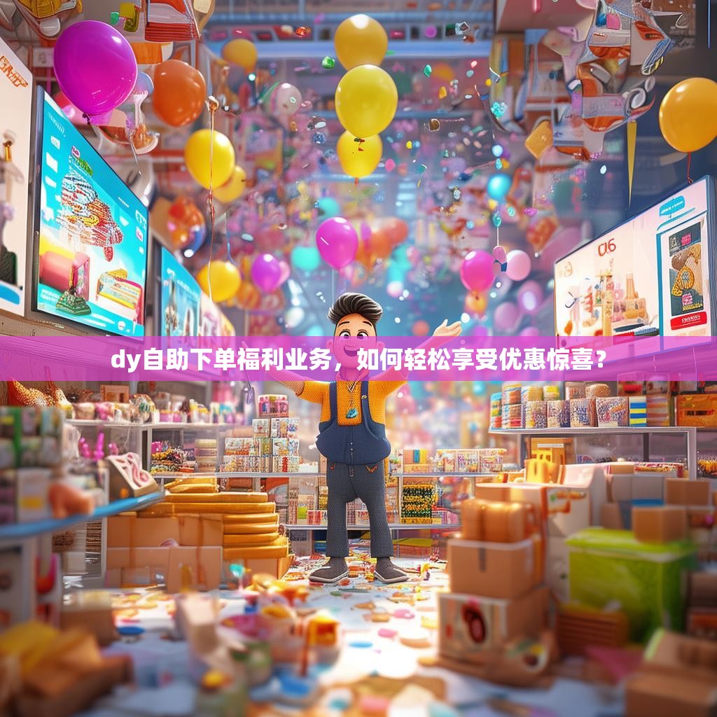 dy自助下单福利业务，如何轻松享受优惠惊喜？