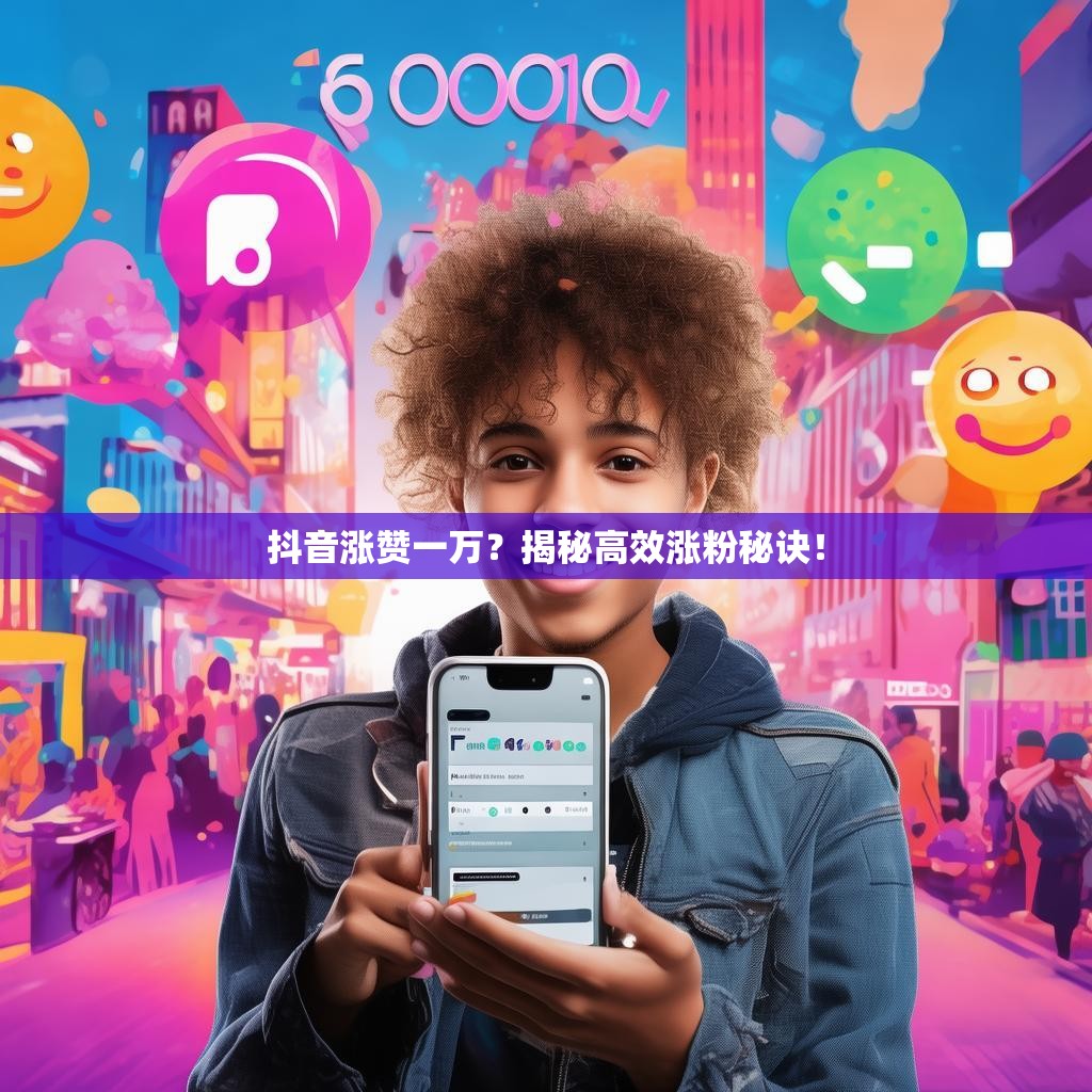 抖音涨赞一万？揭秘高效涨粉秘诀！