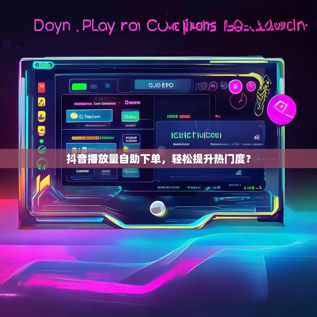 抖音播放量自助下单，轻松提升热门度？