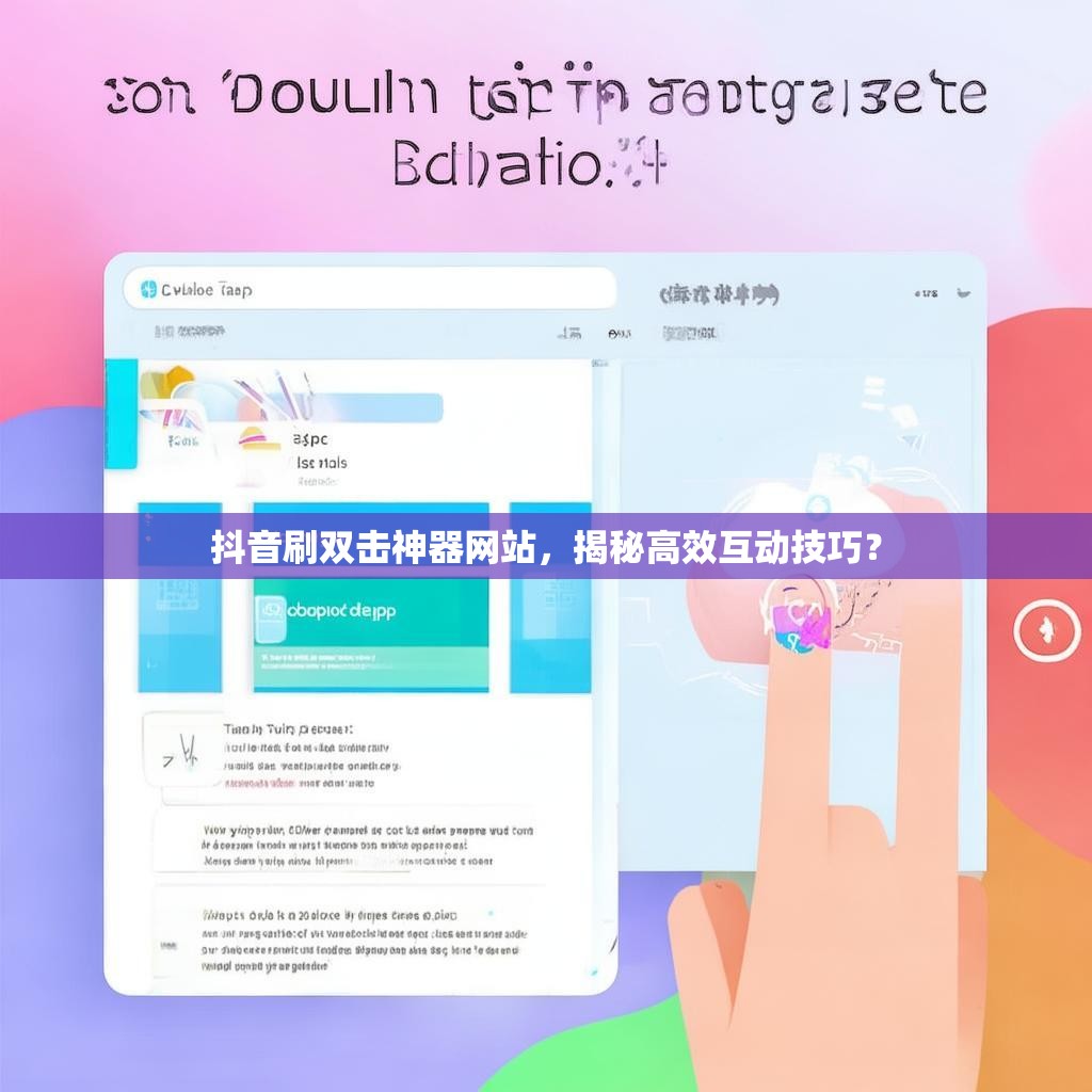 抖音刷双击神器网站，揭秘高效互动技巧？