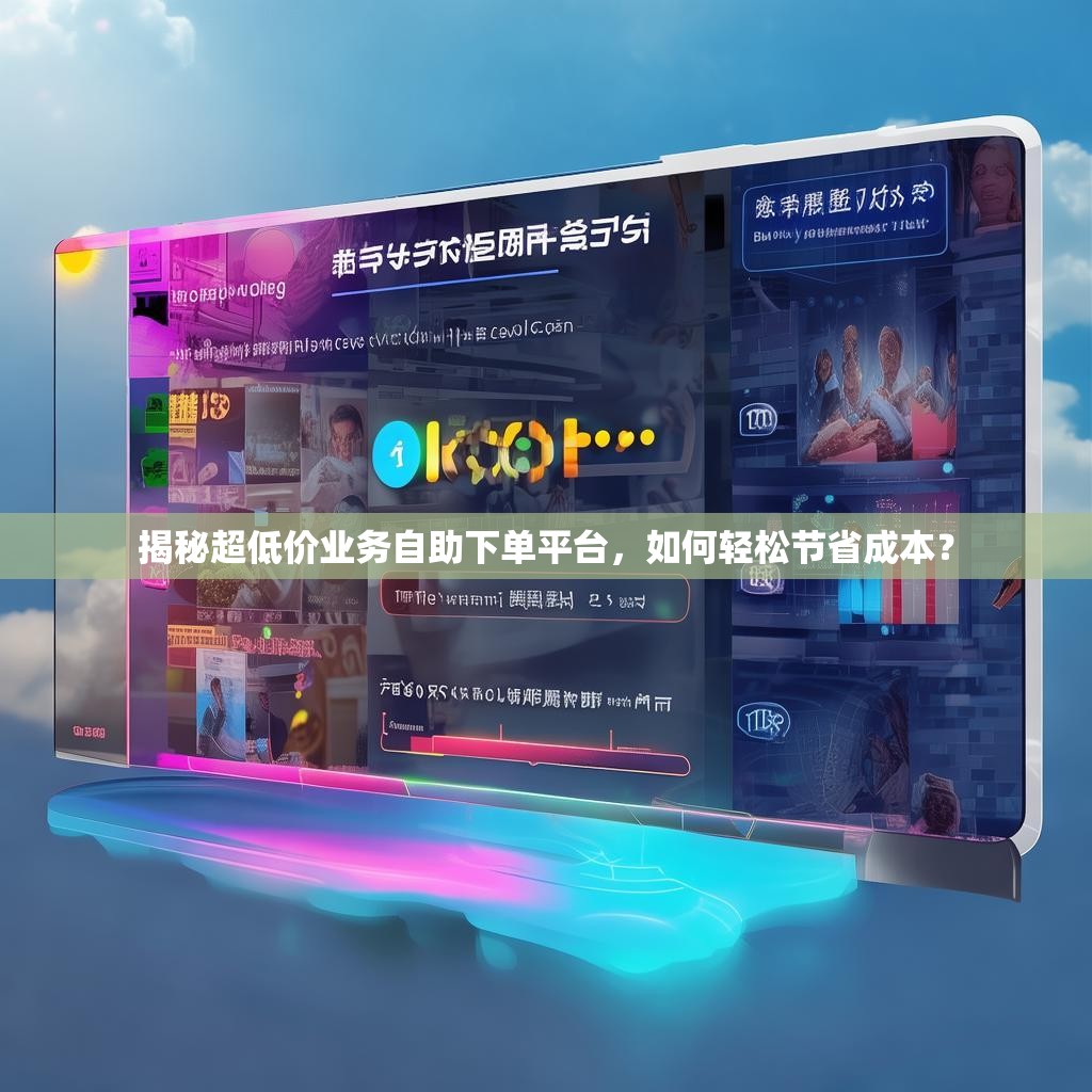 揭秘超低价业务自助下单平台，如何轻松节省成本？