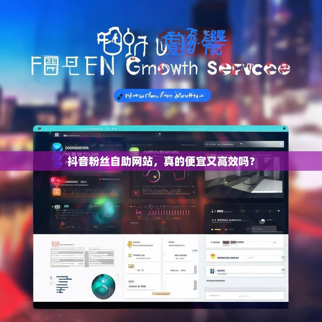 抖音粉丝自助网站，真的便宜又高效吗？