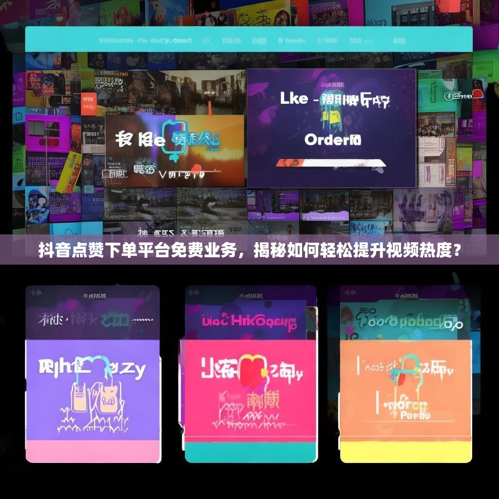 抖音点赞下单平台免费业务，揭秘如何轻松提升视频热度？