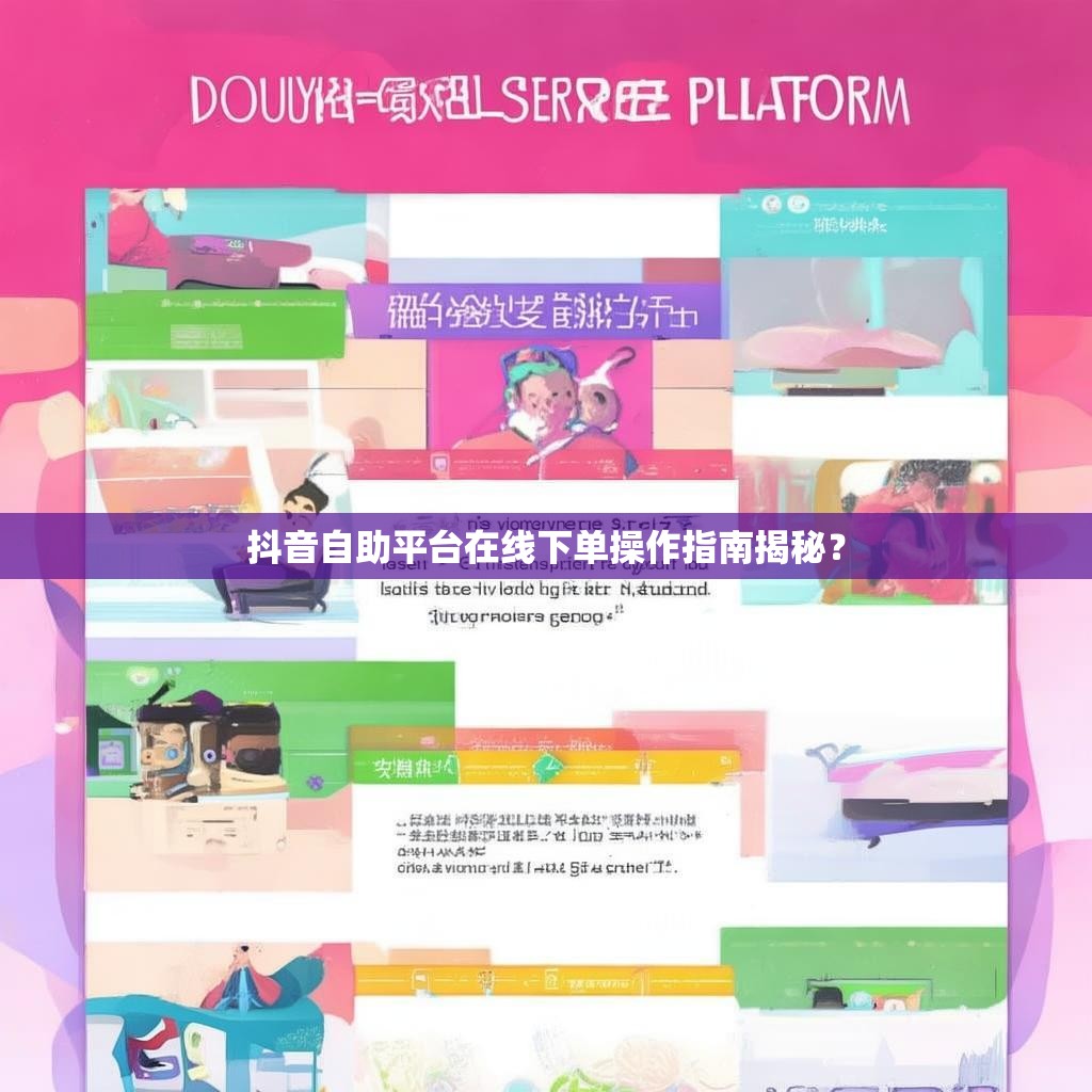抖音自助平台在线下单操作指南揭秘？