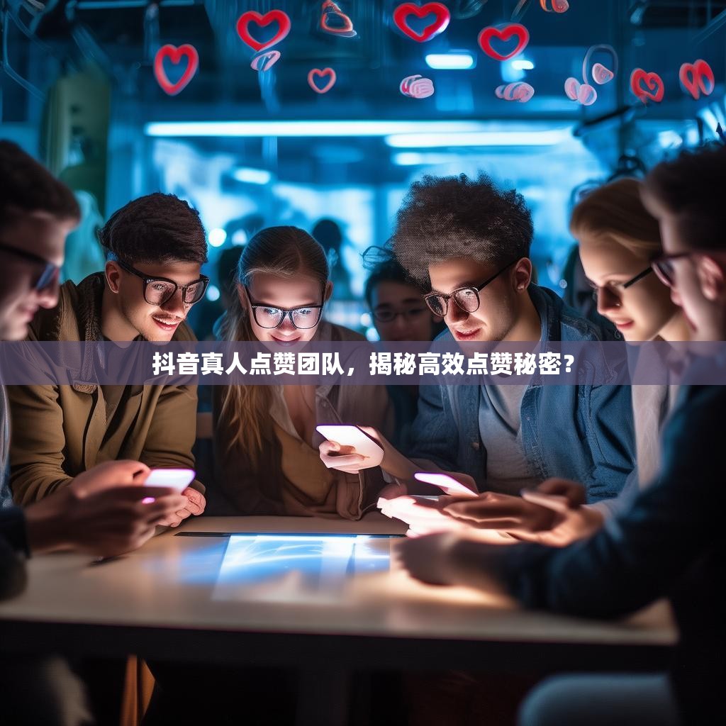 抖音真人点赞团队，揭秘高效点赞秘密？