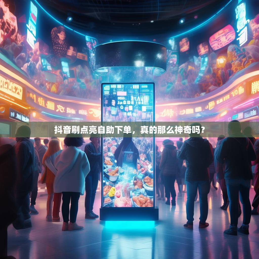 抖音刷点亮自助下单，真的那么神奇吗？