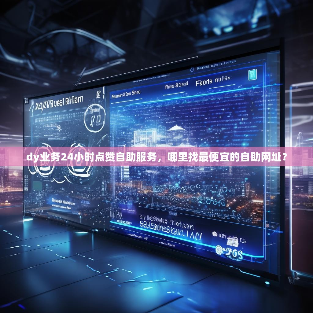 dy业务24小时点赞自助服务，哪里找最便宜的自助网址？