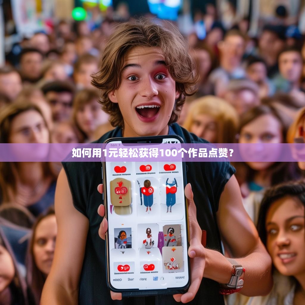 如何用1元轻松获得100个作品点赞？