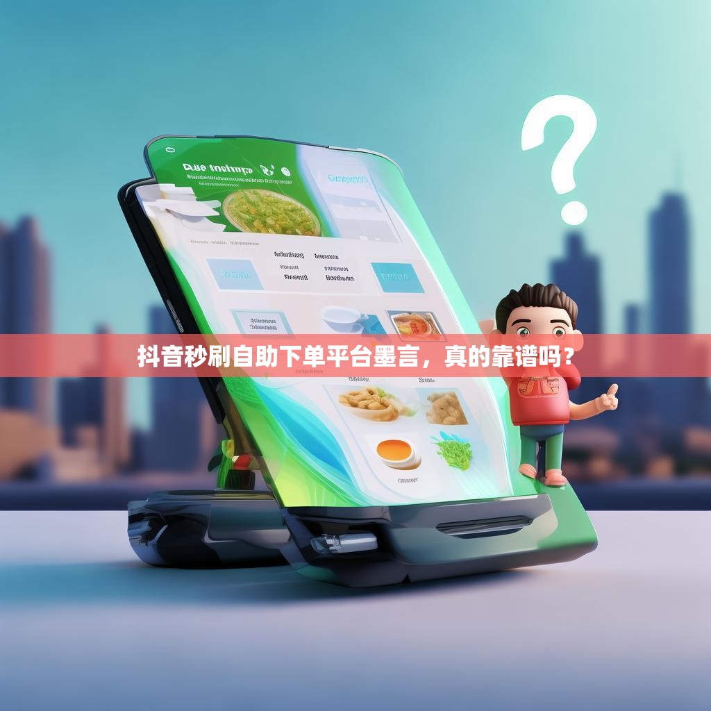 抖音秒刷自助下单平台墨言，真的靠谱吗？