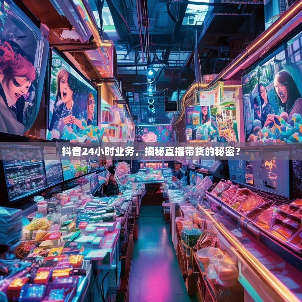 抖音24小时业务，揭秘直播带货的秘密？