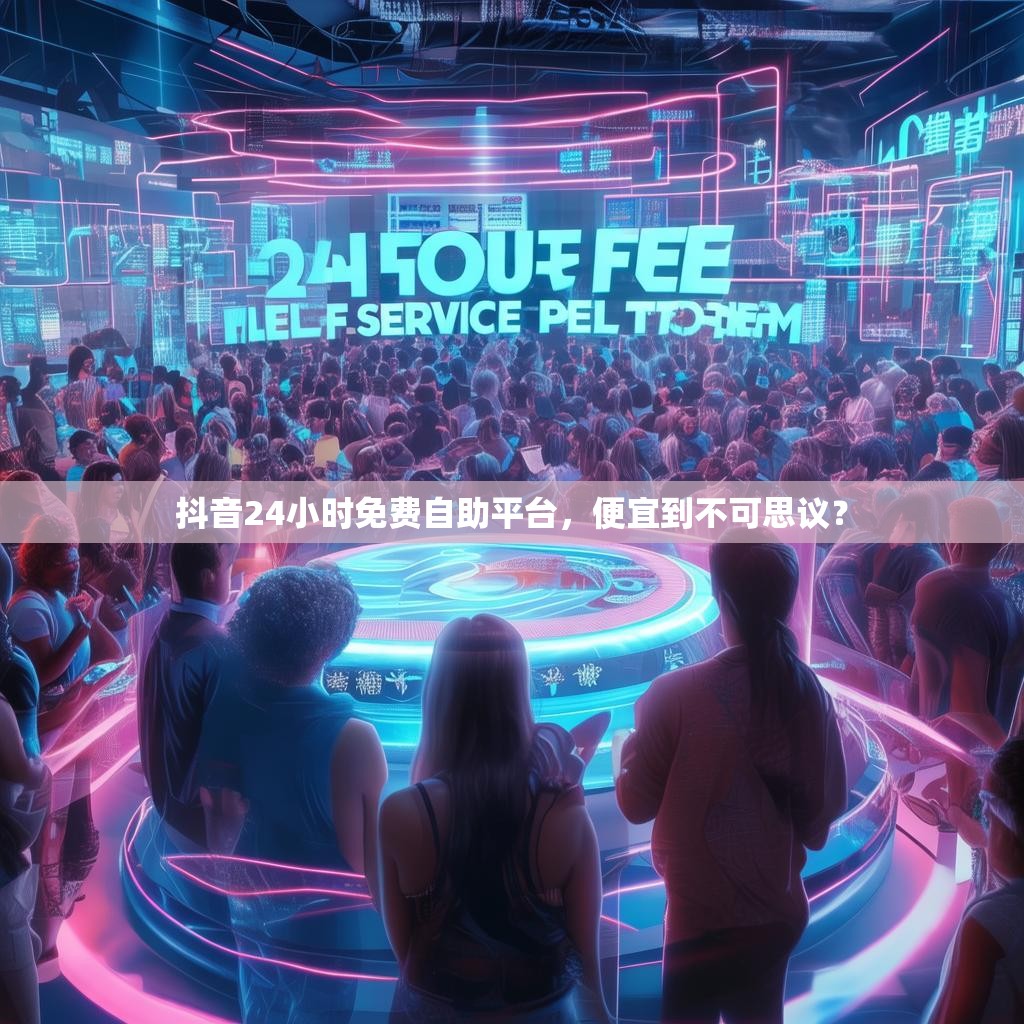 抖音24小时免费自助平台，便宜到不可思议？