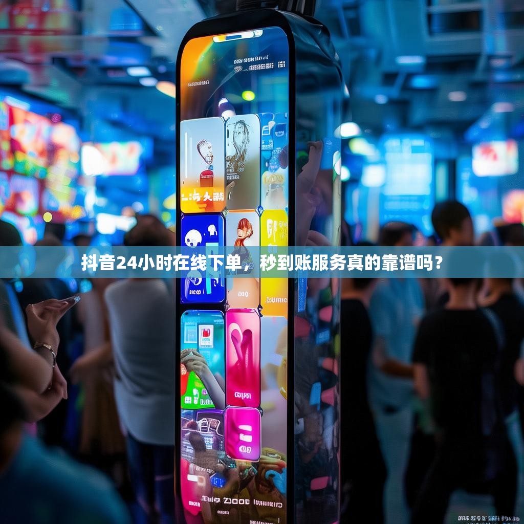 抖音24小时在线下单，秒到账服务真的靠谱吗？