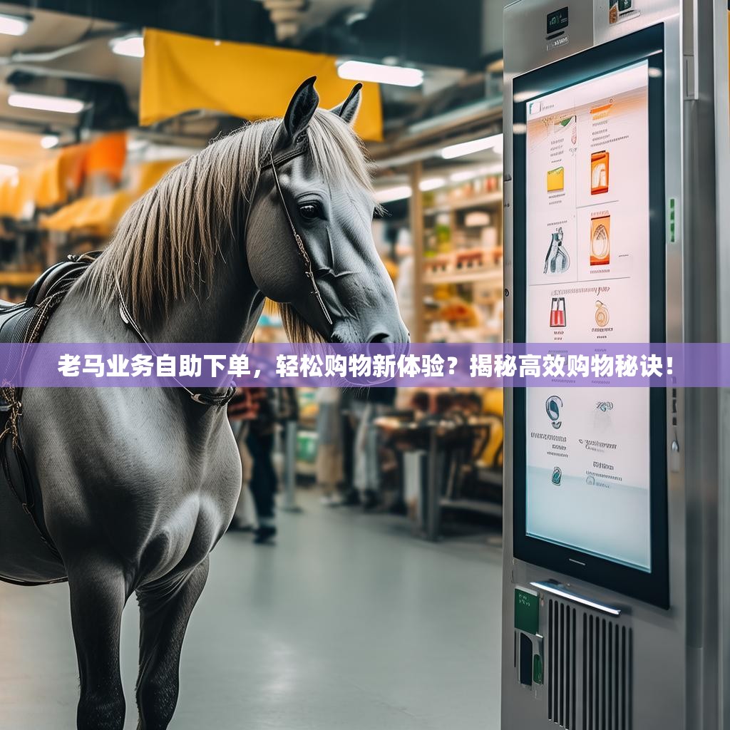 老马业务自助下单，轻松购物新体验？揭秘高效购物秘诀！