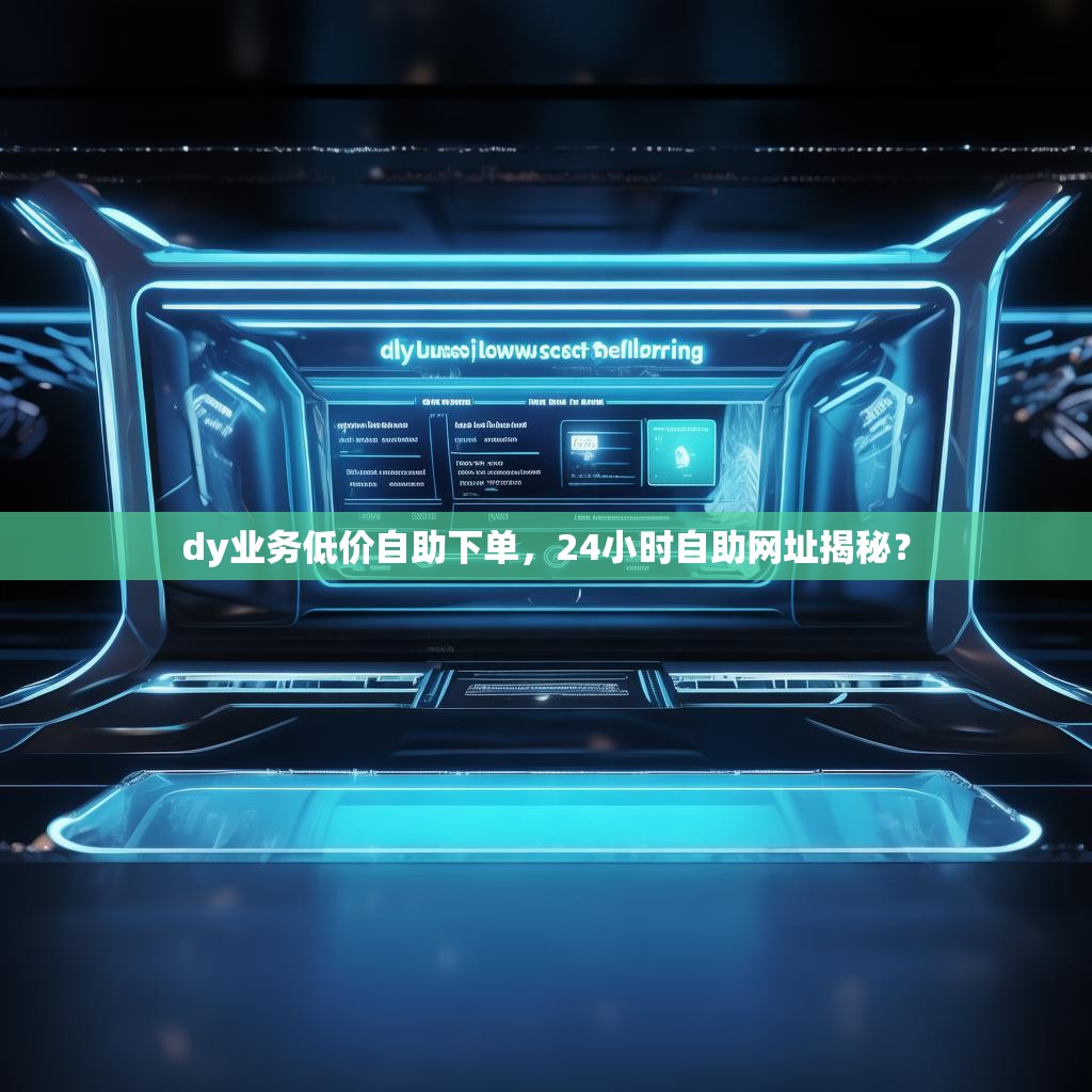 dy业务低价自助下单，24小时自助网址揭秘？