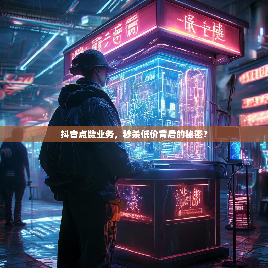 抖音点赞业务，秒杀低价背后的秘密？