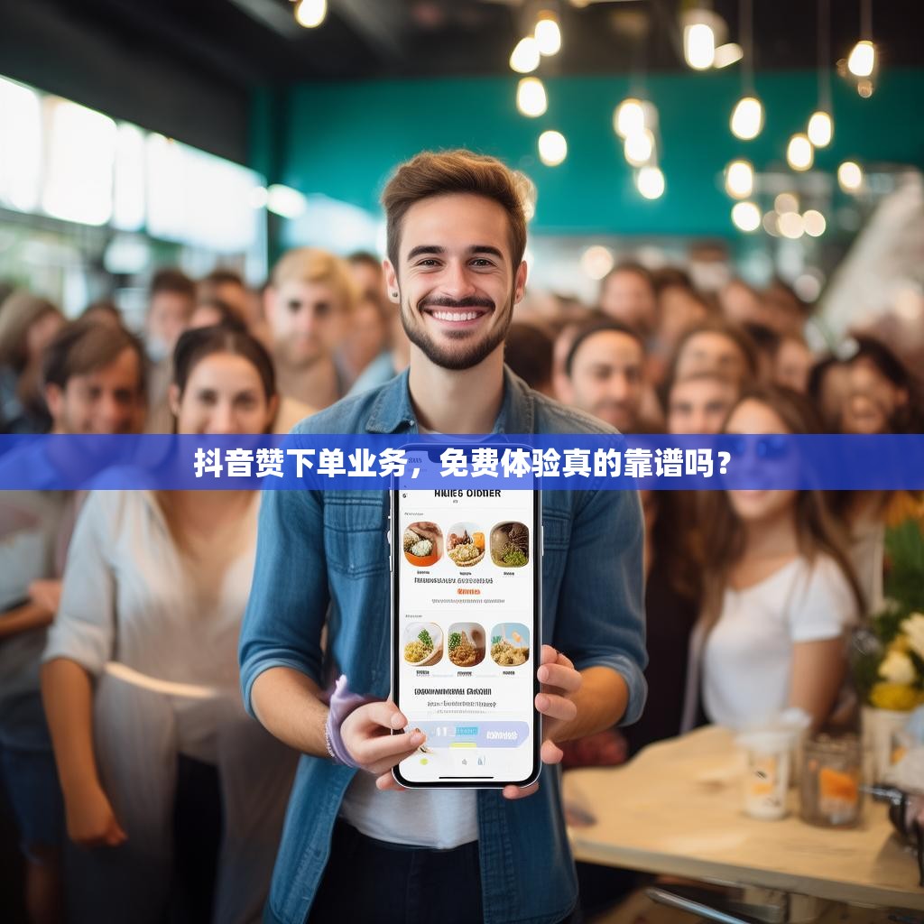 抖音赞下单业务，免费体验真的靠谱吗？