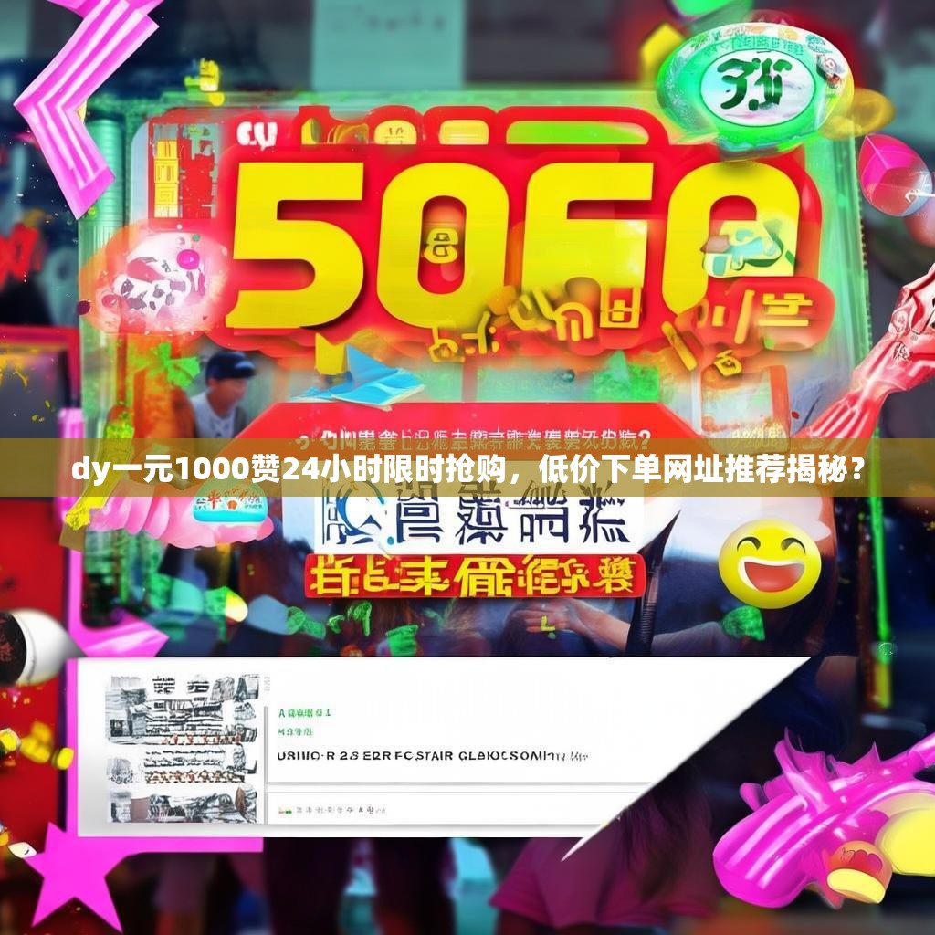 dy一元1000赞24小时限时抢购，低价下单网址推荐揭秘？